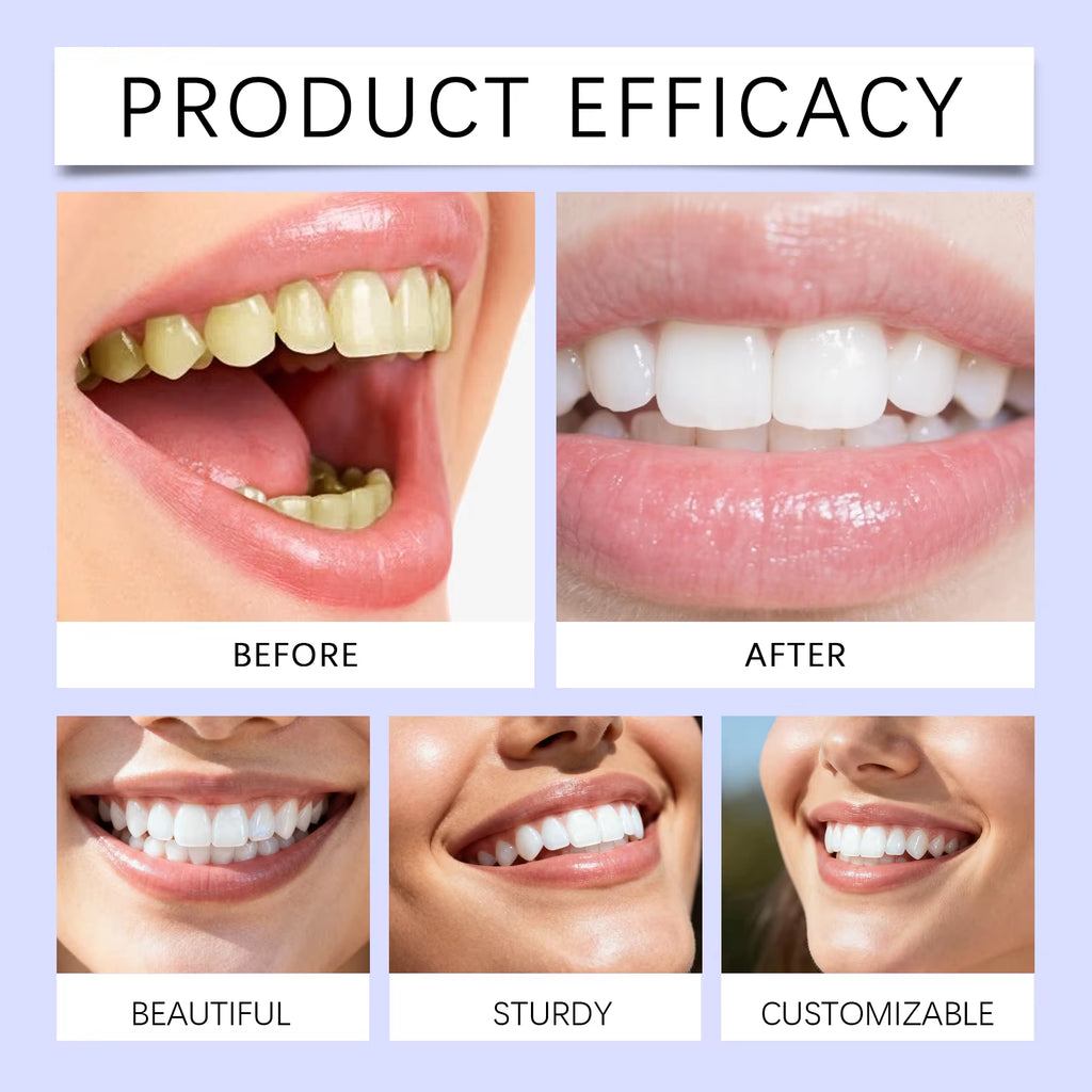 Brighten Your Smile: Purple Teeth Whitening Strips for Lasting Stain Removal and Oral Care
